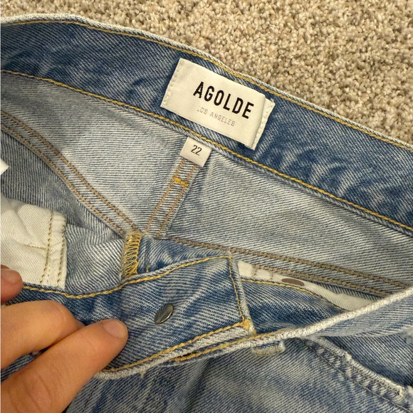 Agolde Parker Vintage Cut Off Short in Swapmeet Sz 22 NWOT - Picture 6 of 6